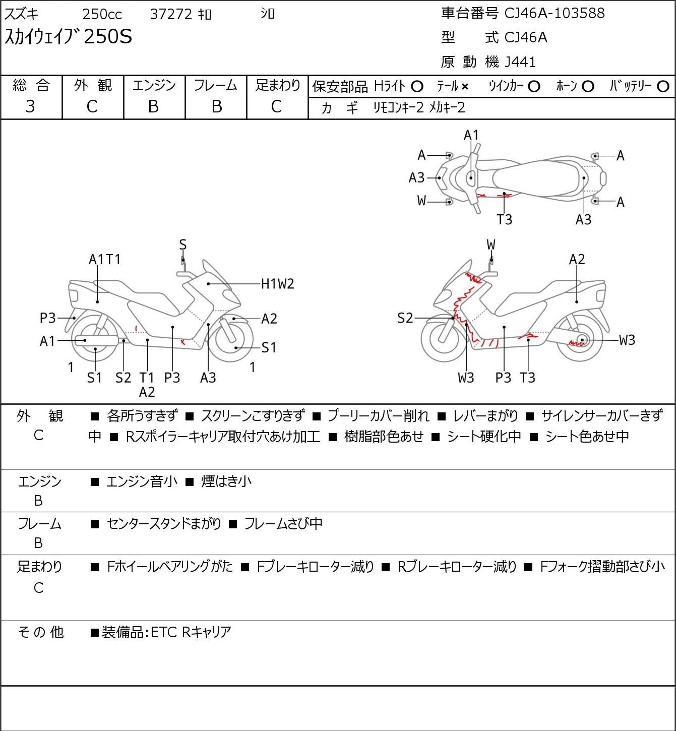 Suzuki Skywave 250S 2008